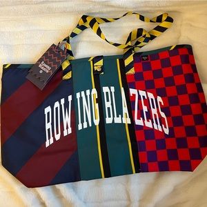 Rowing Blazers Tote Bag Target Exclusive Collab Rugby Stripe NWT